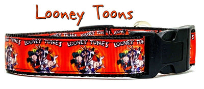 Loony Toons dog collar handmade adjustable buckle collar 1