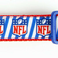 NFL dog collar handmade 12.00 all sizes adjustable buckle collar 1" wide leash - Furrypetbeds