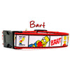Bart/Simpsons dog collar handmade adjustable buckle 1"or 5/8" wide or leash