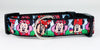 Minnie Mouse Dog collar handmade adjustable buckle collar 1"wide or leash