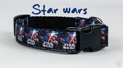 Star Wars dog collar handmade adjustable buckle collar 5/8