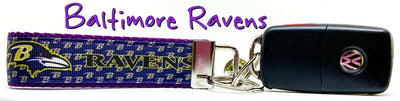 Baltimore Ravens Key Fob Wristlet Keychain 1