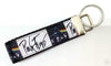 Pink Floyd Key Fob Wristlet Keychain 1"wide Zipper pull Camera strap handmade