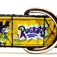 Rugrats dog collar handmade $12.00 adjustable buckle 1" or 5/8" wide or leash - Furrypetbeds