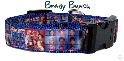 Brady Bunch dog collar handmade adjustable buckle collar 1