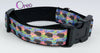 Oreo dog collar handmade 12.00 all sizes adjustable buckle collar 1"wide leash - Furrypetbeds