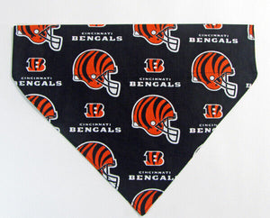 Bengals football Dog Bandana Over the Collar dog bandana Dog collar bandana