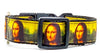 Mona Lisa dog collar handmade adjustable buckle collar 1" wide or leash artist