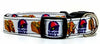 Taco Bell Dog collar handmade adjustable buckle 5/8" wide or leash small dog