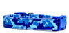 Blue Camo dog collar handmade adjustable buckle collar 5/8" wide or leash