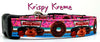 Krispy Kreme dog collar handmade adjustable buckle 1"or 5/8" wide or leash