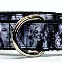 Dolly Parton dog collar handmade adjustable buckle 1" or 5/8" wide or leash
