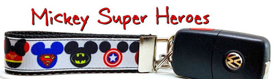 Mickey Super Hero’s Key Fob Wristlet Keychain 1