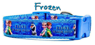 Frozen dog collar handmade adjustable buckle collar 1