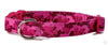 Pink Camo Dog collar handmade adjustable buckle 5/8" wide or leash small dog Petcollarshandmade