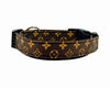 Fashion Designer dog collar handmade adjustable buckle 1" or 5/8" wide or leash