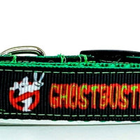 Ghostbusters dog collar handmade adjustable buckle 5/8" wide or leash Movie