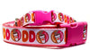 Dunkin Donuts dog collar handmade adjustable buckle 1"or 5/8" wide or leash