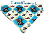 Gizmo/Gremlins Dog Bandana, Over the Collar dog bandana, Dog collar bandana Petcollarshandmade