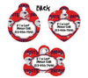 Pet ID Tag New England Patriots NFL Personalized Custom Double Sided Pet Tag - Furrypetbeds