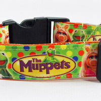Muppet's dog collar adjustable buckle collar 1" wide or leash kids movie
