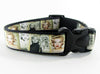 Marilyn dog collar handmade $12.00 adjustable buckle collar 1" wide leash fabric - Furrypetbeds