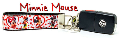 Minnie Mouse Key Fob Wristlet Keychain 1