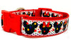 Mickey Christmas dog collar handmade adjustable buckle collar 5/8"wide or leash