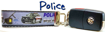 Police Key Fob Wristlet Keychain 1