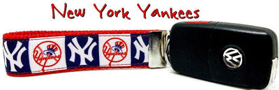 NY Yankees Key Fob Wristlet Keychain 1