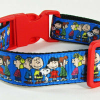 Peanut dog collar handmade 12.00 all sizes adjustable buckle collar 1"wide leash - Furrypetbeds