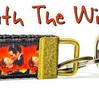 Gone With The Wind Key Fob Wristlet Keychain 1"wide Zipper pull Camera strap - Furrypetbeds