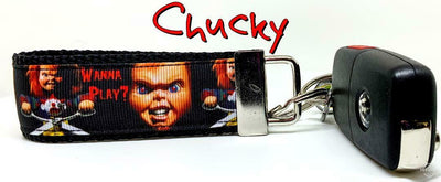 Chucky Key Fob Wristlet Keychain 1 1/4