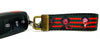 Freddy Krueger Key Fob Wristlet Keychain 1"wide Zipper pull Camera strap horror