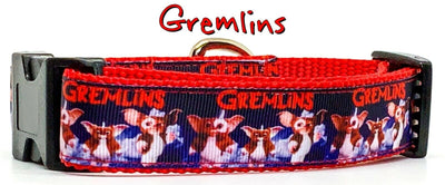 Gremlins/Gizmo dog collar handmade adjustable buckle 1