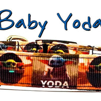 Baby Yoda dog collar handmade adjustable buckle 5/8" wide or leash Star Wars
