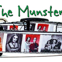 The Munsters dog collar handmade adjustable buckle 1" or 5/8" wide or leash TV