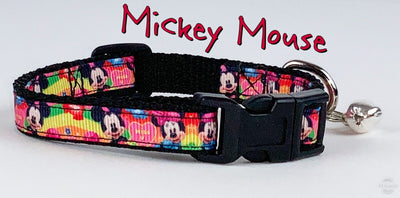 Mickey Mouse cat or small dog collar 1/2