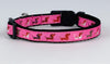 Dachshunds cat or small dog collar 1/2" wide adjustable handmade bell or leash