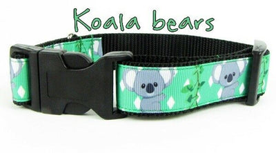 Koala Bear dog collar Handmade adjustable buckle collar 1