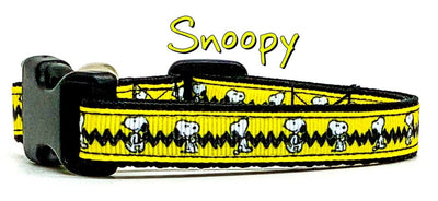 Snoopy cat or small dog collar 1/2