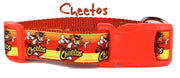 Cheetos dog collar handmade adjustable buckle collar 1" or 5/8" wide or leash Petcollarshandmade