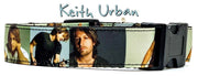 Keith Urban dog collar Handmade adjustable buckle 1" wide or leash Country music Petcollarshandmade