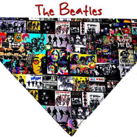 The Beatles Dog Bandana Over the Collar dog bandana Dog collar bandana Rock Petcollarshandmade