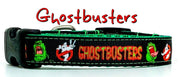 Ghostbusters dog collar handmade adjustable buckle 5/8" wide or leash Movie Petcollarshandmade