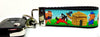 Three Little Pigs Key Fob Wristlet Keychain 1 1/4"wide Zipper pull Camera strap - Furrypetbeds