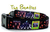 The Beatles dog collar handmade adjustable buckle 1" or 5/8" wide or leash Petcollarshandmade