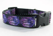 Ouija dog collar Handmade adjustable buckle collar 1"wide or leash Petcollarshandmade