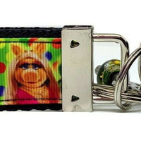 Muppets Key Fob Wristlet Keychain 1 1/4"wide Zipper pull Camera strap handmade - Furrypetbeds