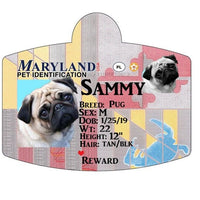 Maryland Drivers License Pet ID tags Dog ID Tag Personalized Pet ID Tag aluminum